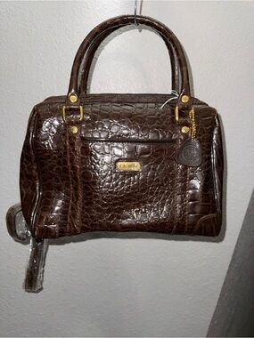 Vintage Chenson crocodile-embossed handbags
